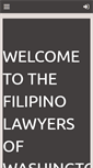 Mobile Screenshot of filipinolawyers.org