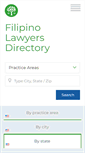 Mobile Screenshot of filipinolawyers.net